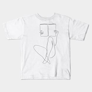 Reading Naked n.2 Kids T-Shirt